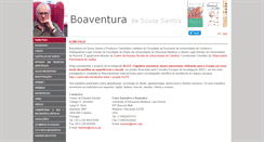 Desktop Screenshot of boaventuradesousasantos.pt