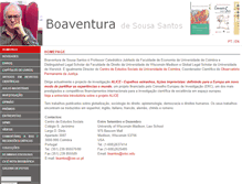 Tablet Screenshot of boaventuradesousasantos.pt